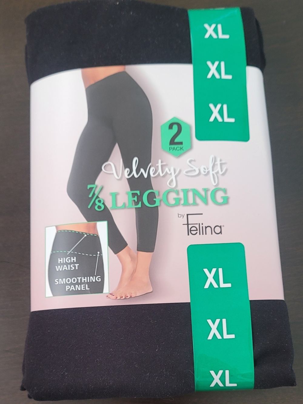 Felina Velvety Soft 7/8 Legging - Black